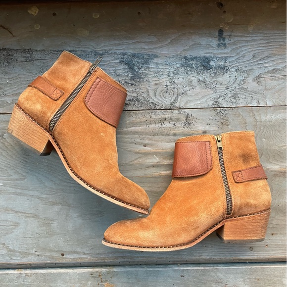 H by Hudson Lumo tan leather ankle boots | size 40 - Picture 2 of 8